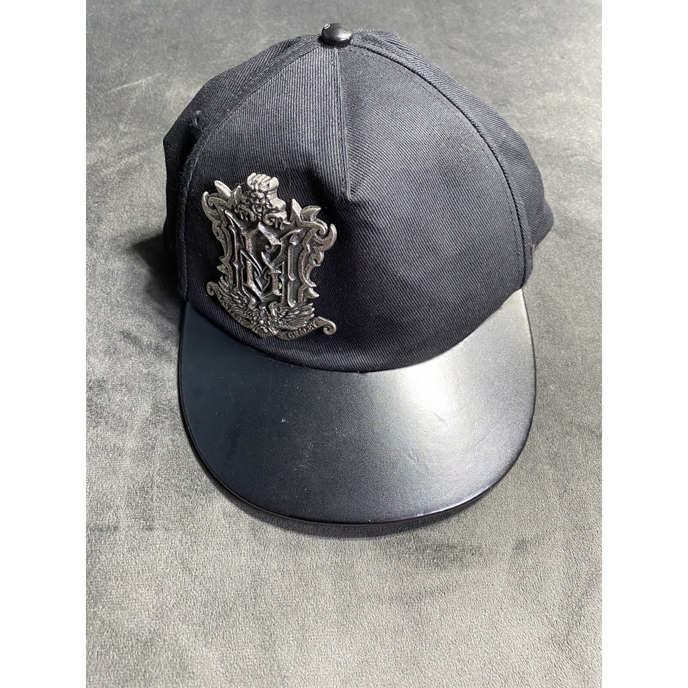 Disney Hat Cap Strap Back Black Haunted Mansion Master Gracey Parks Halloween